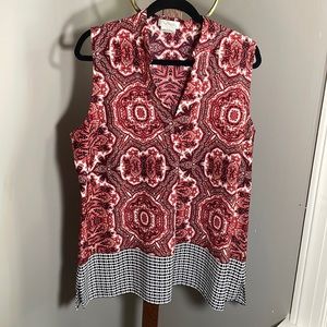 Van Heusen Sleeveless Tunic Top XL